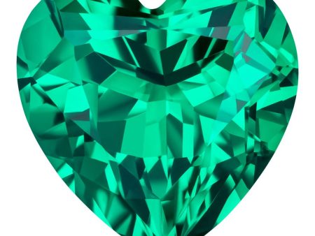 0.80 Carat Heart Cut Lab-Created Emerald For Cheap