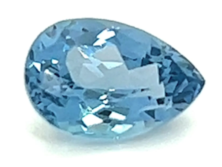 0.51 Carat Pear Cut Lab-Created Aqua Blue Spinel on Sale