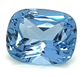 3.97 Carat Cushion Cut Lab-Created Aqua Blue Spinel Online now