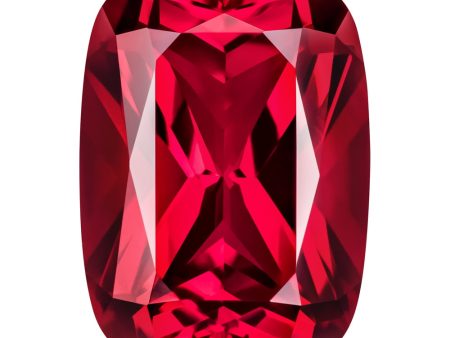 4.41 Carat Cushion Cut Lab-Created Ruby on Sale