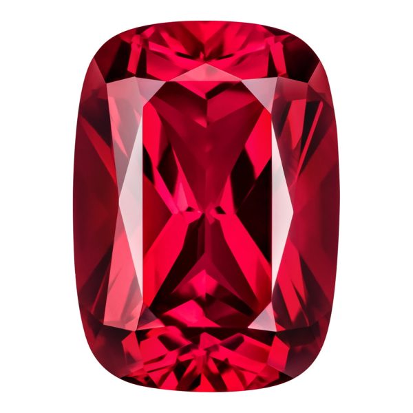 4.41 Carat Cushion Cut Lab-Created Ruby on Sale