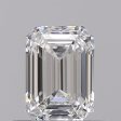 0.53 Carat Emerald Cut Lab-Created Diamond For Sale