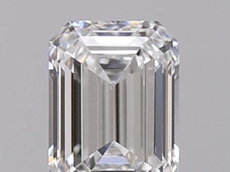 0.53 Carat Emerald Cut Lab-Created Diamond For Sale