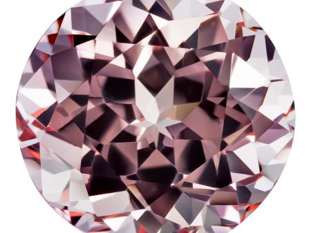 0.70 Carat Round Cut Lab-Created Champagne Sapphire Cheap