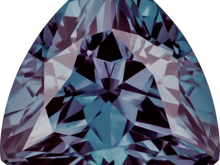 3.59 Carat Trilliant Cut Lab-Created Alexandrite Online Hot Sale