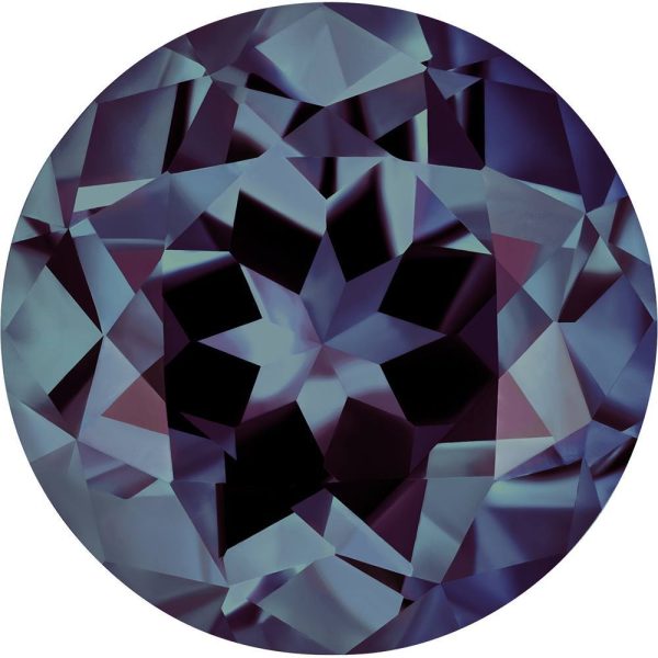 0.80 Carat Round Cut Lab-Created Alexandrite For Discount