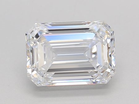 2.05 Carat Emerald Cut Lab-Created Diamond Hot on Sale