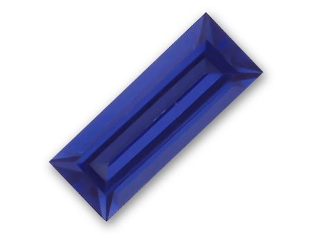 0.40 Carat Baguette Cut Lab-Created Blue Sapphire Online