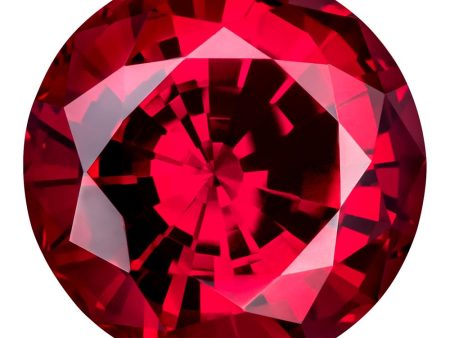 3.60 Carat Round Cut Lab-Created Ruby Supply