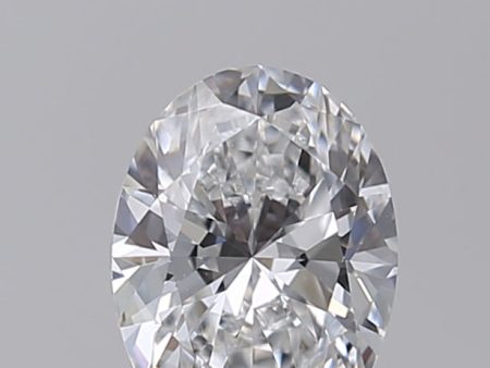 0.51 Carat Oval Cut Lab-Created Diamond For Sale