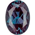 1.00 Carat Oval Cut Lab-Created Alexandrite Online now